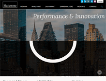 Tablet Screenshot of blackstonesradvisors.com